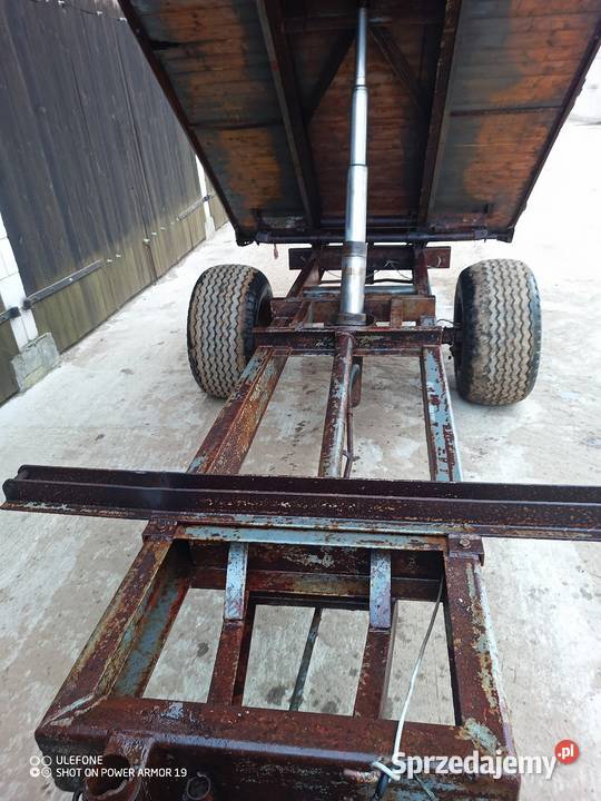 Przyczepa wywrotka 6t na 3 strony z hamulcem Agromasz Rostkowo