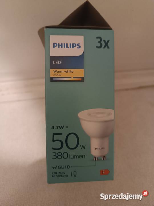 12x Żarówka LED GU10 47W 50W 380lm 2700K Ciepła Kędzierzyn-Koźle