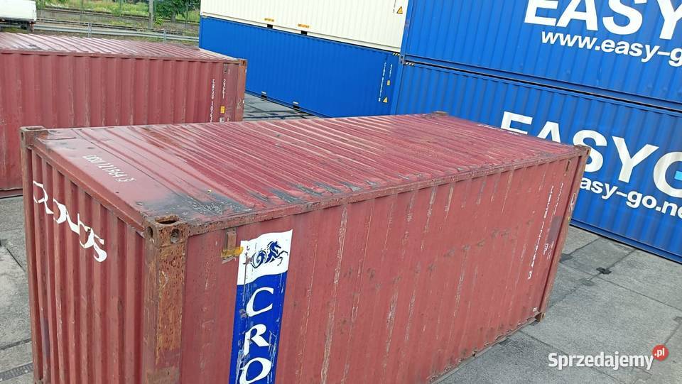 Kontener morski 6 metrowy 20 DV sprzedam Magazynowanie Serock