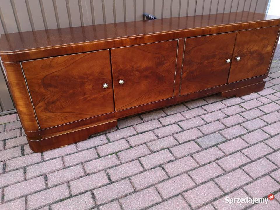 Komoda Szafka RTV 202 ARTDECO Orzech Niska Stara Swarzędz