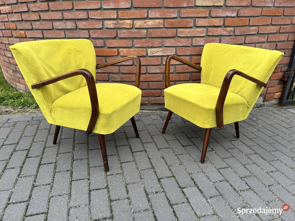 Stolik okrągły PRL art deco kawowy stół ława Garwolin sprzedam