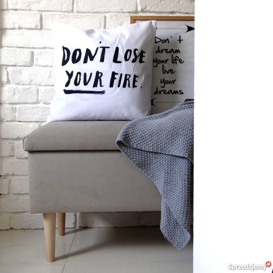 Ławeczka ławka tapicerowana na wymiar wybierz odcienie szarości Szczecin