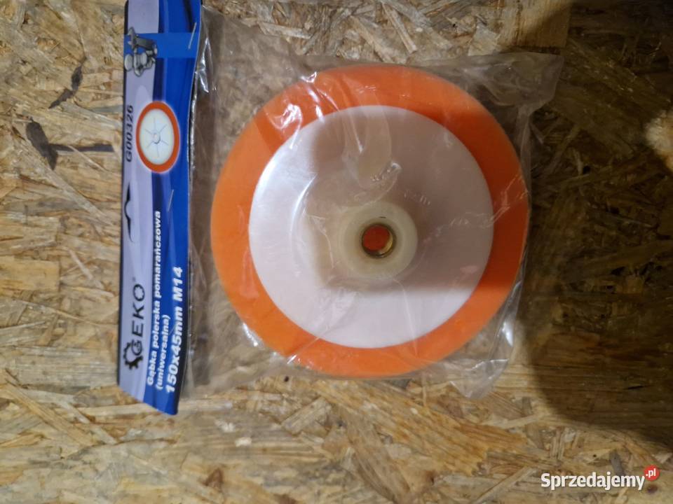 Gąbka polerska czarna 150mm x 45mm M14 twarda Zaciskarki do rur Głogowa sprzedam