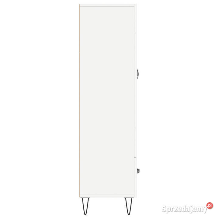 Wysoka szafka biała 695x31x115 materiał Warszawa