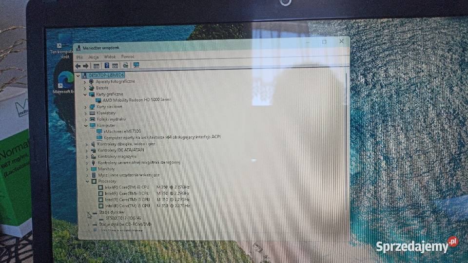 Sprzedam laptop Acer eMachines Morąg sprzedam