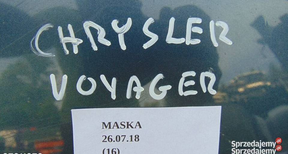 MASKA POKRYWA SILNKA CHRYSLER VOYAGER III Nowy Tomyśl