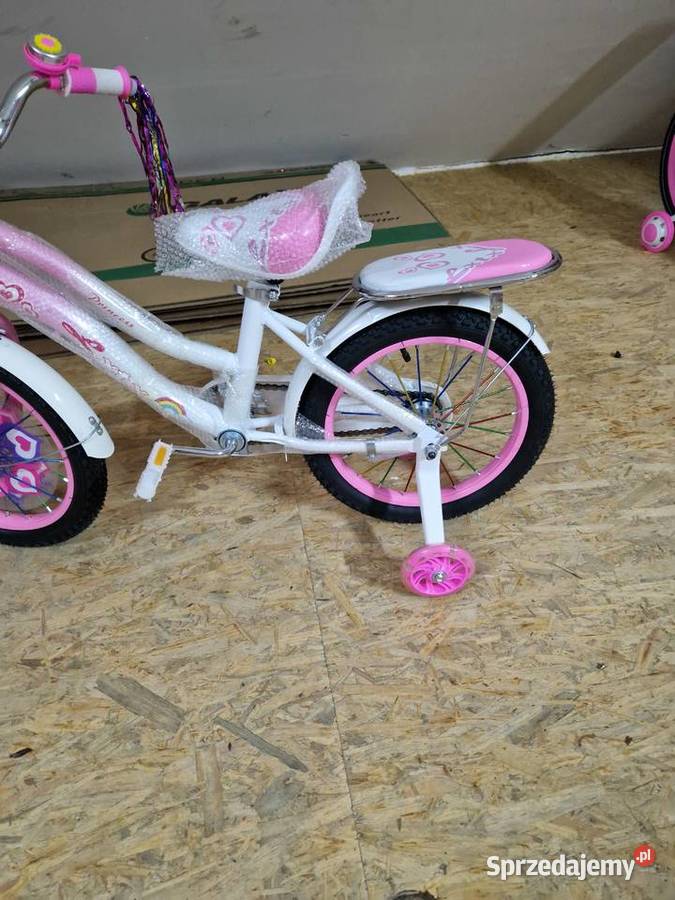 ROWER DZIECIĘCY ROWEREK 16 DZIEWCZYNKI RÓŻOWY Głogowa sprzedam
