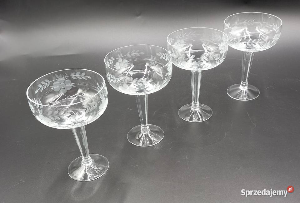 Kryształowe kieliszki Huta szkła Zawiercie Wrocław