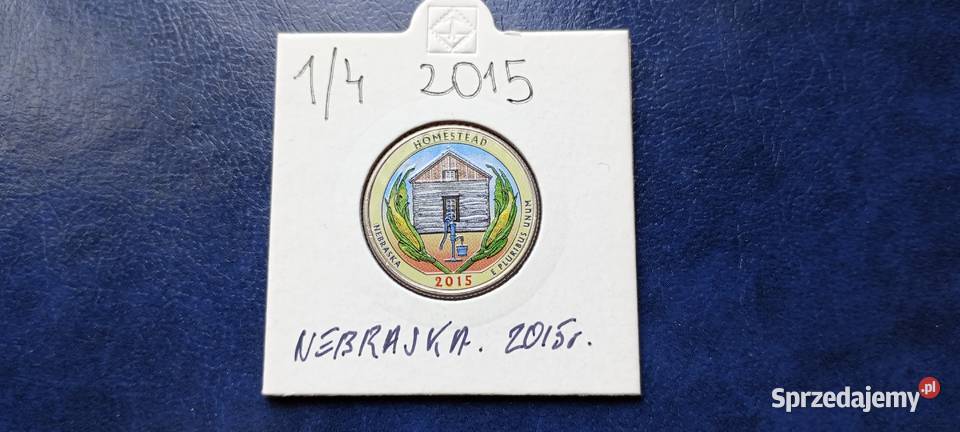 Stare monety 25 cent 2015 USA 14