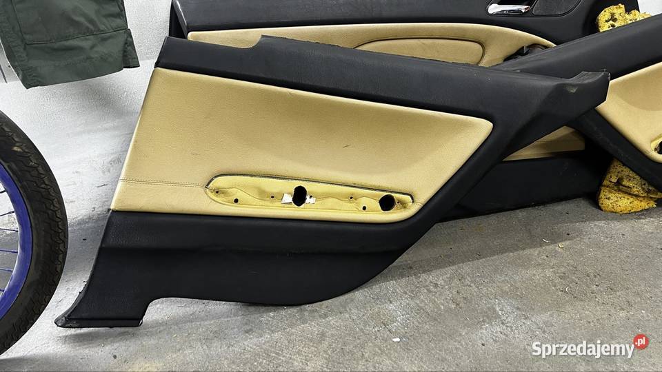 Wnętrze bananowe do BMW e46 coup osobowe Dobre Miasto sprzedam