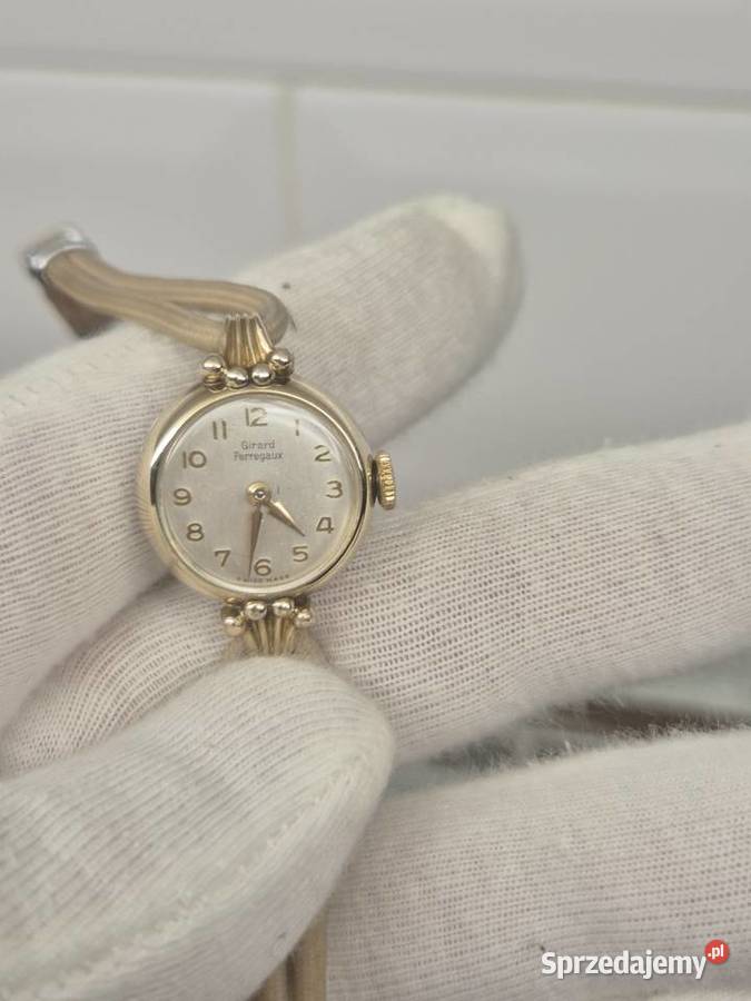 Damski zegarek vintage Girard Perregaux Au 20 Chorzów