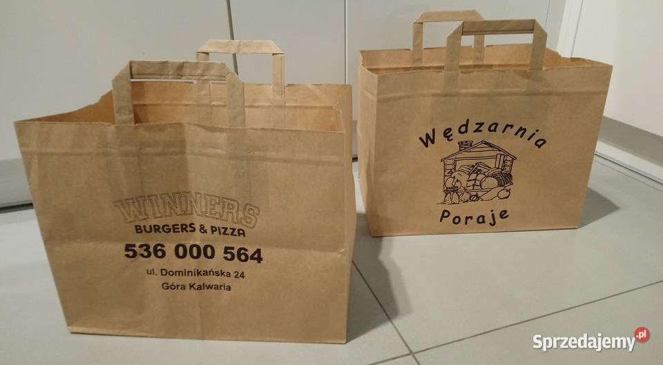 Karotny pudełka na pizzę z nadrukiem boki