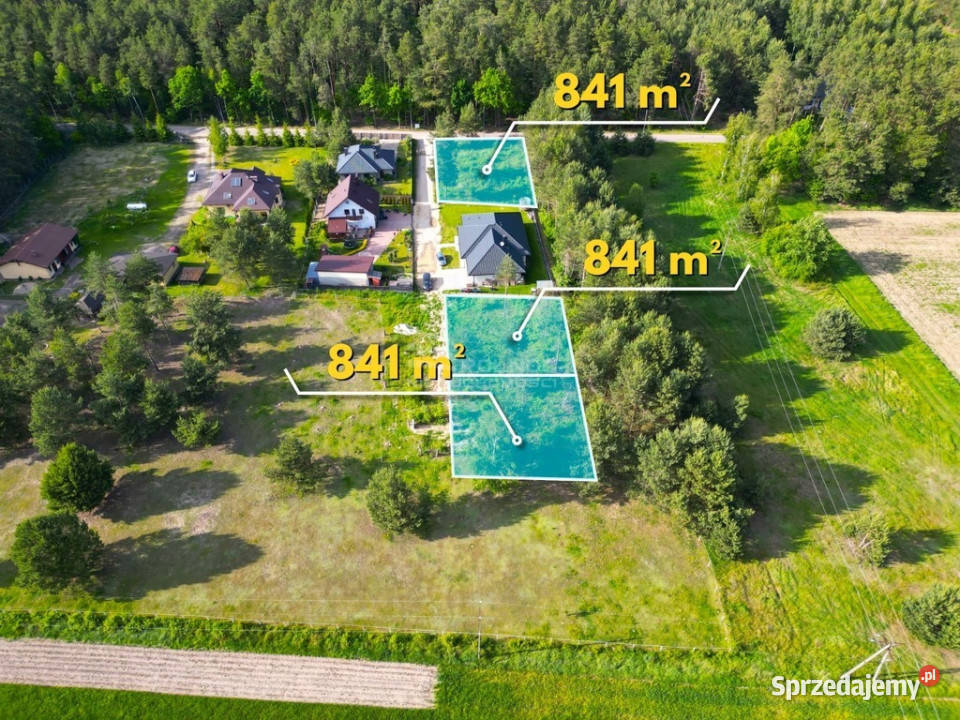 Rzeczyca 3 działki do zabudowy mieszkaniowej