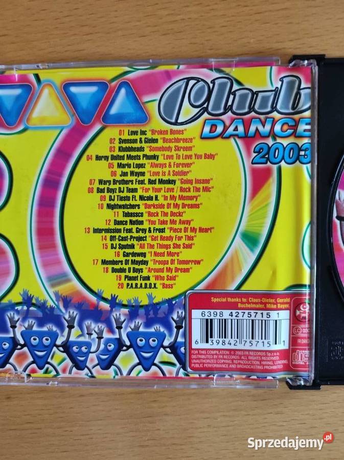 viva club dance 2003 składanka vintage muzyka cd Kielce