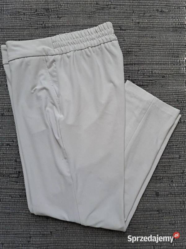 Beżowe eleganckie spodnie Maison dAmlie Paris EU Rozmiar 38(M) Trąbki Wielkie