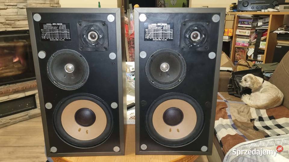 Kolumny stereo AKAI SR1040 2x40Watt 8ohm 1979 Warta