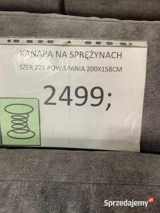 Kanapa na sprężynach kujawsko-pomorskie