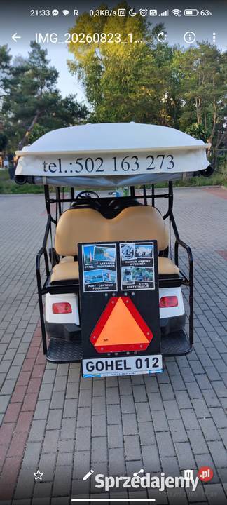 Eagle 8osobowy Pojazd elektryczny Melex silnik Pozostałe