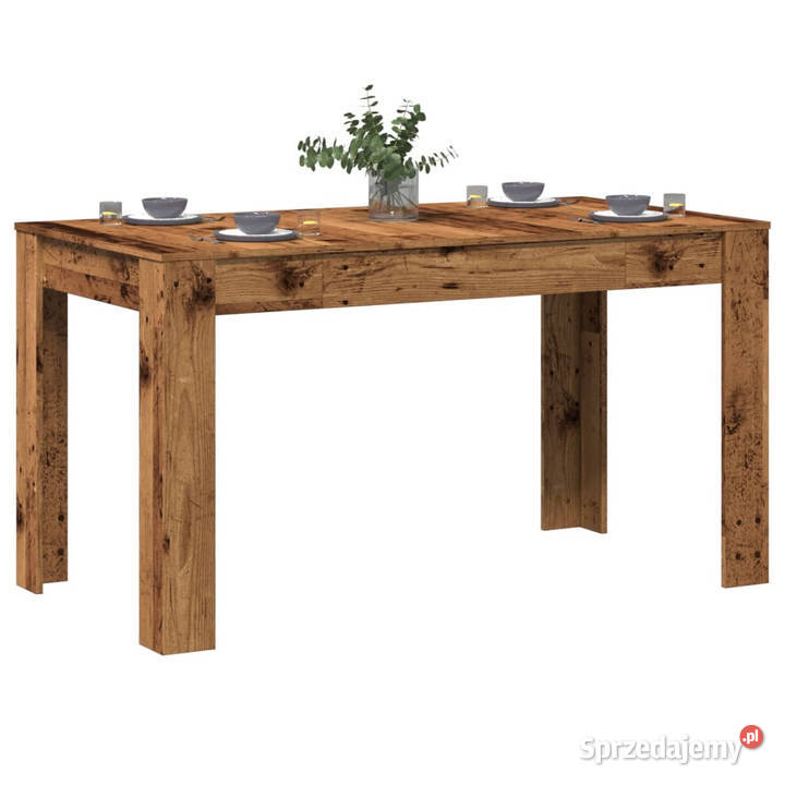 Stół jadalniany stare drewno 140x745x76 WM856572