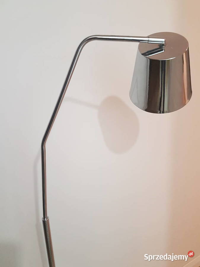 Lampa stojąca w kolorze srebnym Oświetlenie Oświetlenie Warszawa sprzedam