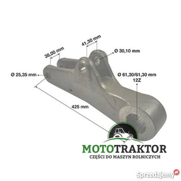 Ramię podnośnika John Deere 6810 6910 6820 6920