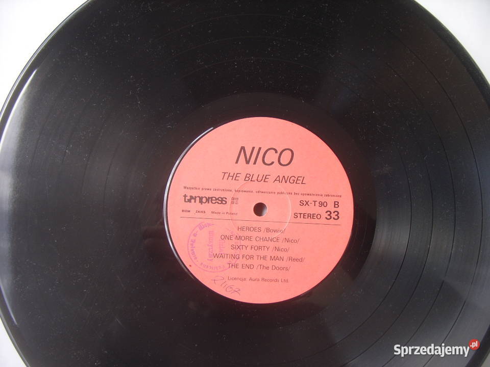 N Rock NICOTHE BLUE ANGEL LP winylTONPFESS dolnośląskie Wołów