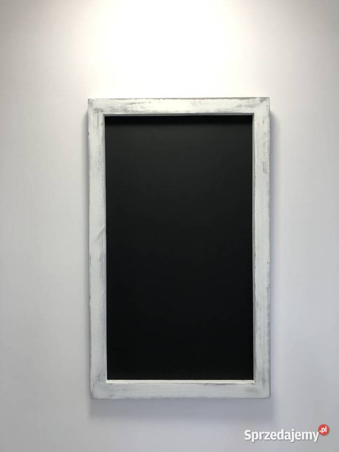 Tablica magnetycznokredowa shabby chic drewniana Brzuśnik