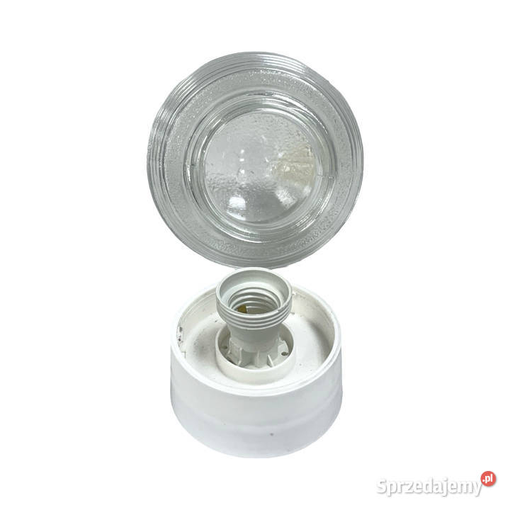 Kinkiet ścienny vintage klosz Huta Szkła Warszawa