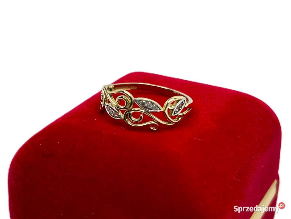 Złoty Pierścionek pr 585 174 R16 warmińsko-mazurskie Elbląg