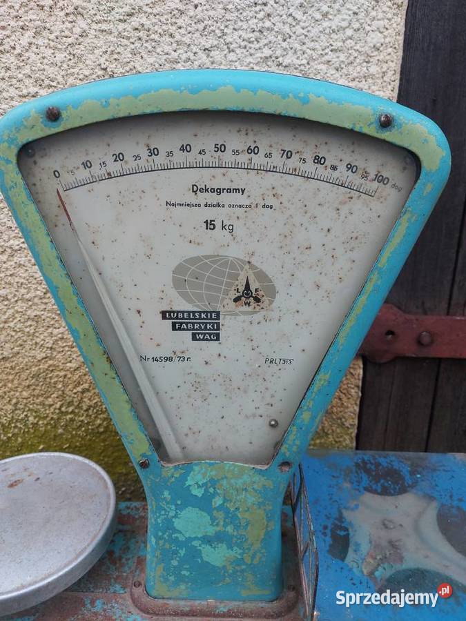Waga szalkowa Lubelski Fabryki Wag PRLT313 Pruszcz Gdański