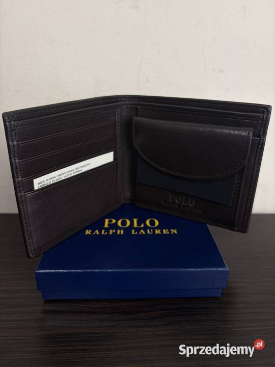 Portfel Polo Ralph Lauren Ongoing brązowy