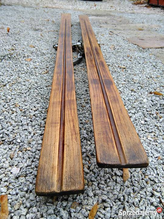 Stare drewniane narty 1912 Szklarska Poręba