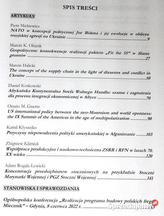 Przegląd Geopolityczny Tom 41 Lato 2022