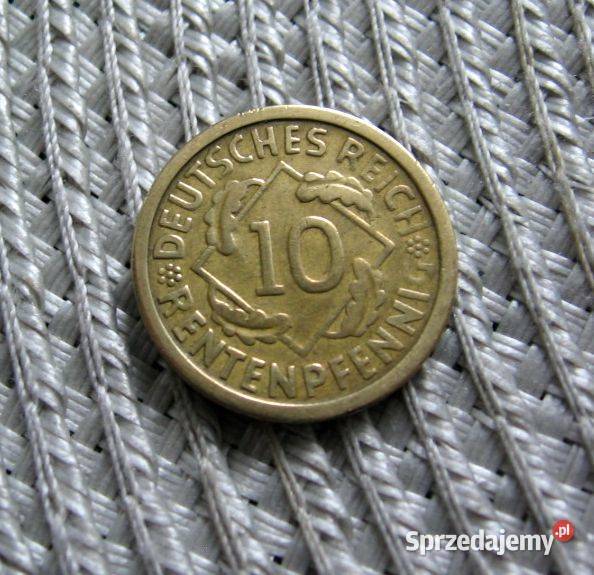 Niemcy 10 Rentenpfennig 1924r A wielkopolskie Kalisz
