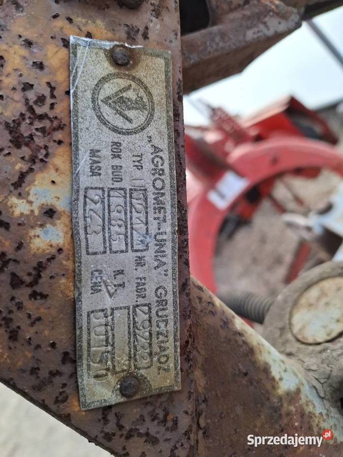 Pług 2 skibowy UniaGrudziądz Radom