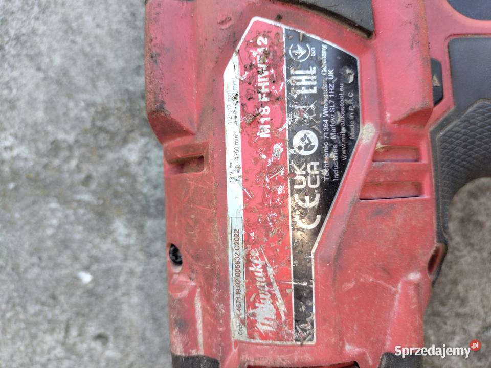 Milwaukee M18 FHIWF12 KLUCZ UDAROWY USZKODZONY mazowieckie Poświętne