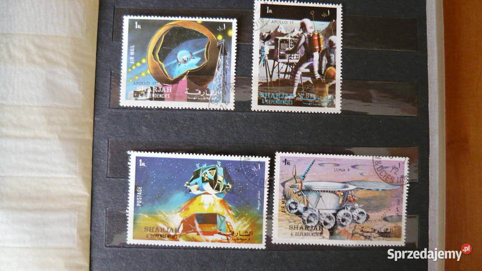 Znaczki Emiraty Arabskie kosmos Myszków sprzedam