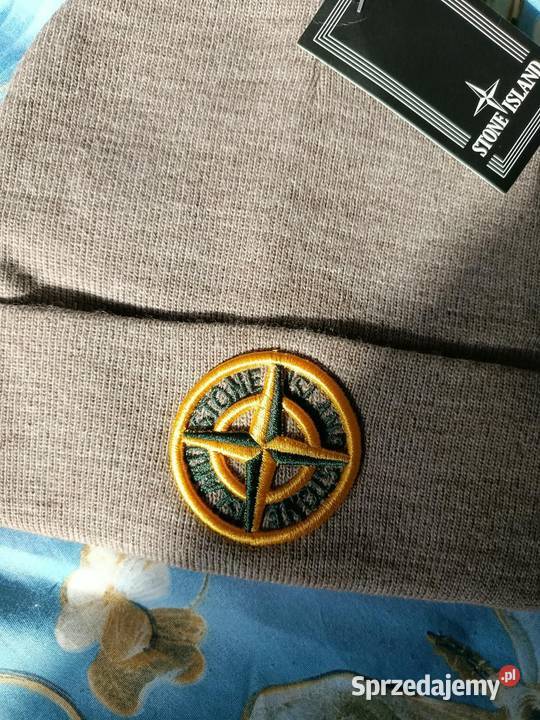 Czapka zimowa Stone Island kolor jasnobrązowy Białystok