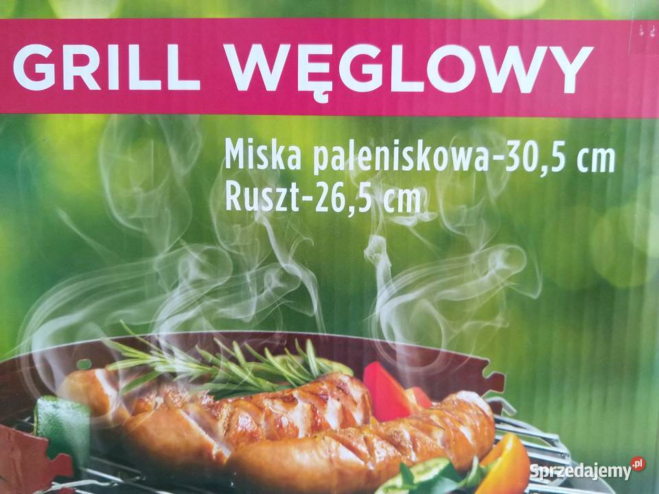 NAJTANIEJ Grill Węglowy Okrągły Stojący z Zabrze sprzedam