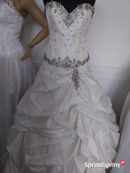 Sprzedam suknię ślubną rozmiar 3640 Rozmiar 36(S) Białystok