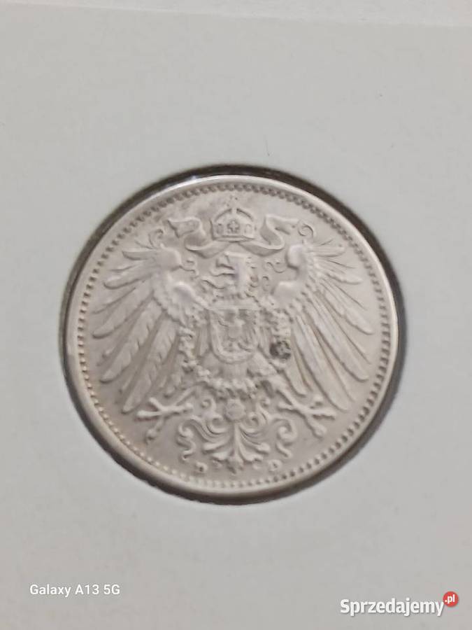 1 Marka Prusy 1915 r 1 mennica D wielkopolskie Konin