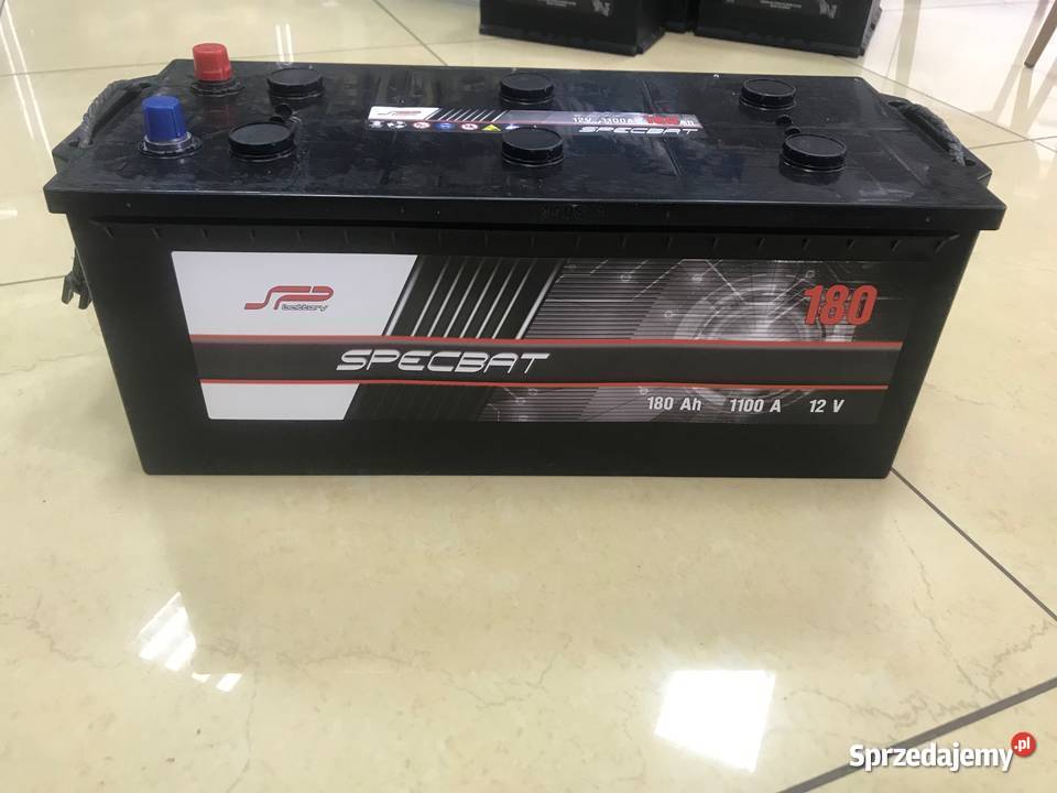 Akumulator Specbat 180AH 1100A lewy plus Akumulatory Lubin