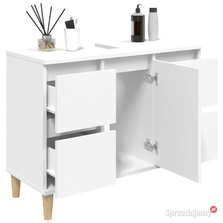 Szafka pod umywalkę biała 80x33x60 WM821268 mazowieckie Warszawa