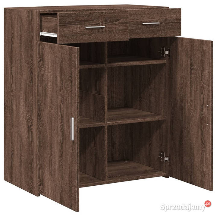 Szafka brązowy dąb 80x425x93 materiał mazowieckie Warszawa