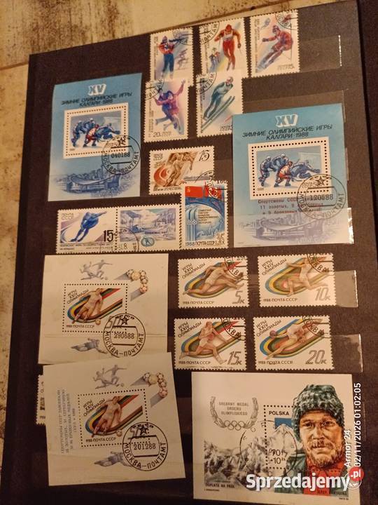 Znaczki klaser igrzyska