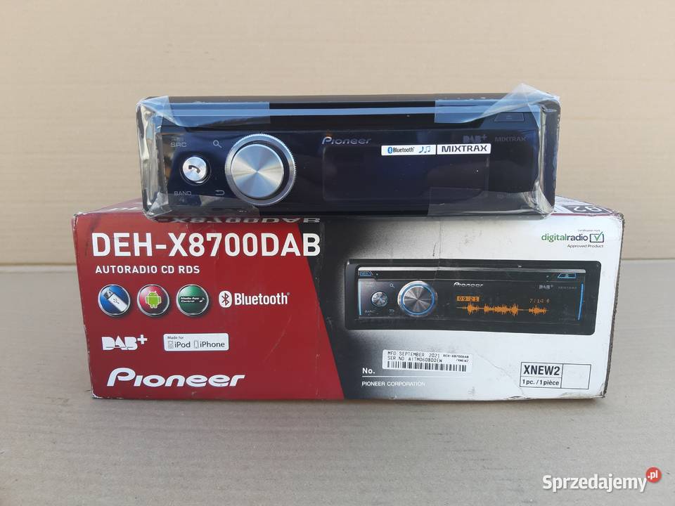 Pioneer Autoradio DEH-X8700DAB Noir