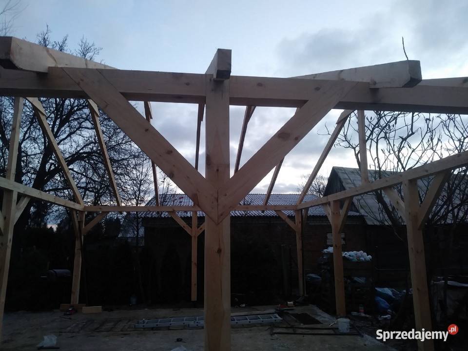 Wiata garażowa o wymiarze 8 x 6 Katowice