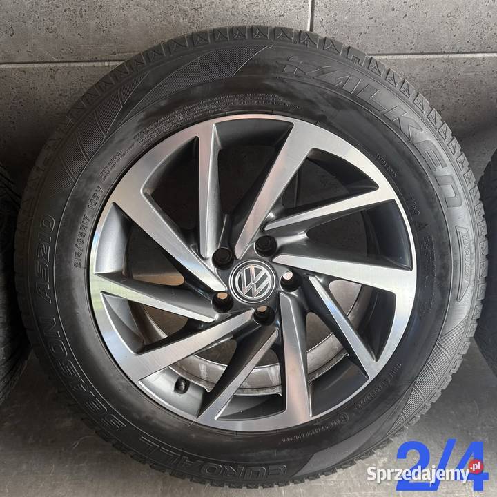 17 VW Tiguan oryginalne OEM 5x112 ET40 7J felgi wielkopolskie Lubasz