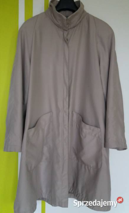 XL4850 Letni płaszcz o linii A długa kurtka Rozmiar 50 Gliwice
