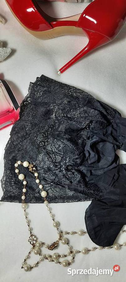 rajstopy czarne olejowe koronka czarna burgund Inna marka Warszawa